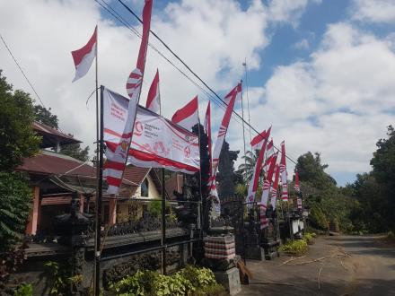 Pemasangan Bendera Merah Putih 